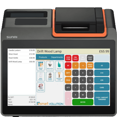 POS-терминал Sunmi T2 mini (принтер для чеков 80 мм с автообрезкой + 3G + NFC+ 1D/2D сканер) Full P01150016 фото