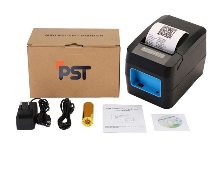 Принтер чеків PST E804 (WiFi+USB+Ethernet+Bluetooth) E804 фото